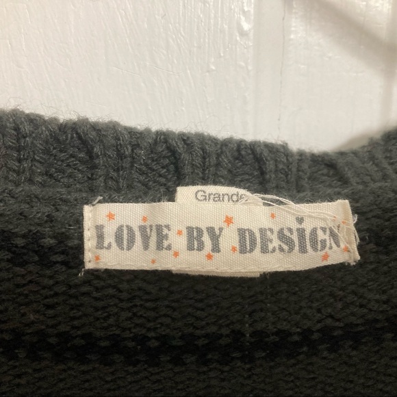 Love by design striped cardigan size large - Picture 3 of 4